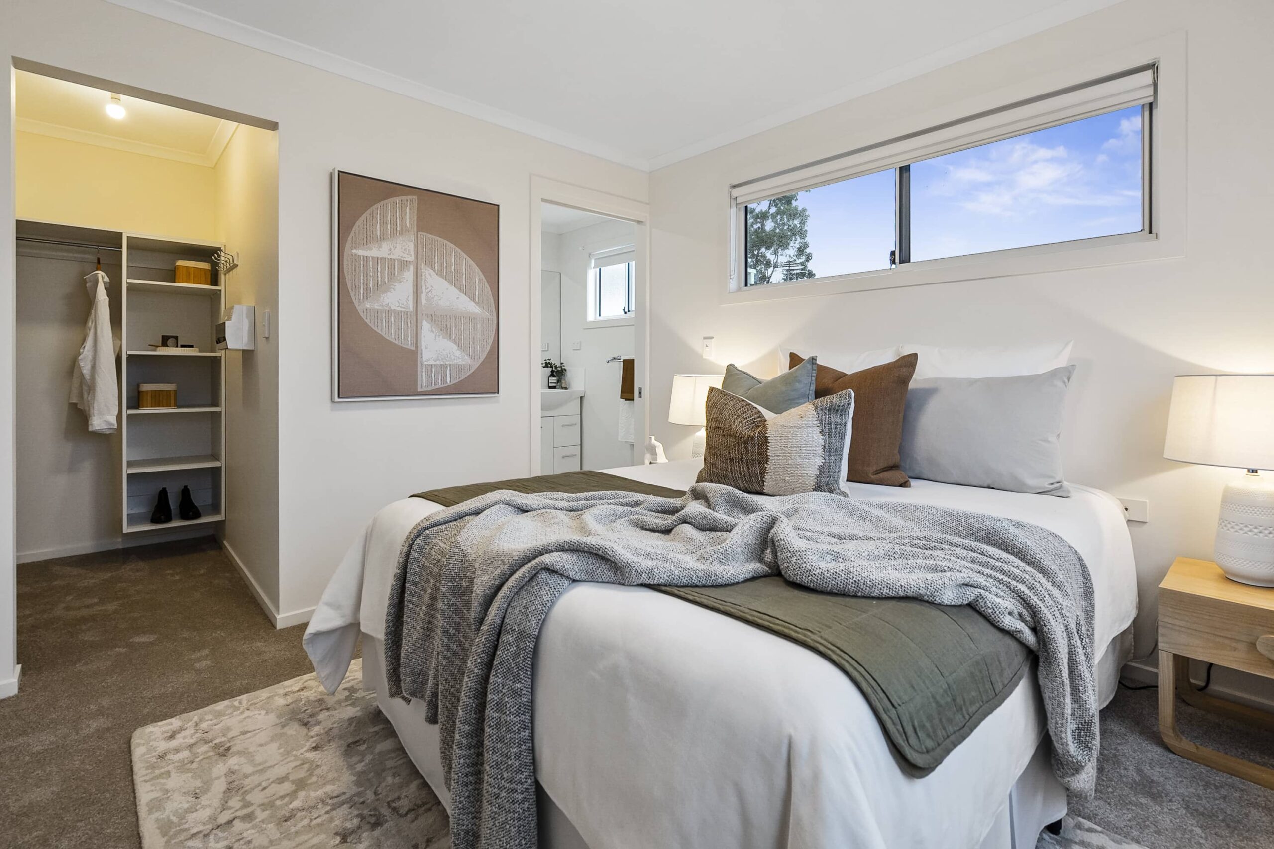 Comfortable bedroom in one of our Kingston Retirement Village homes