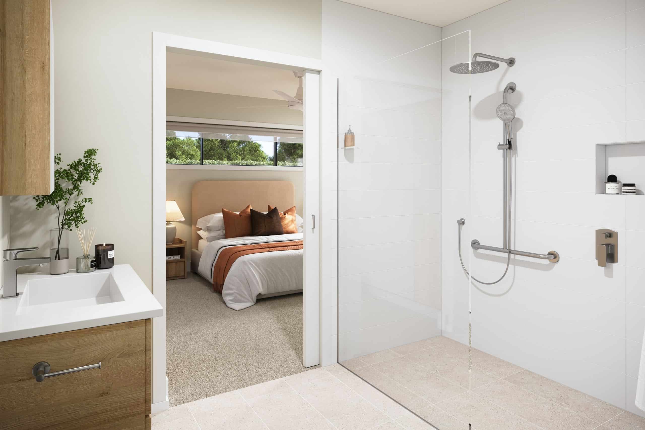 Oak Tree Retirement Village Darling Heights_2 Bedroom_Bathroom_2560x1709