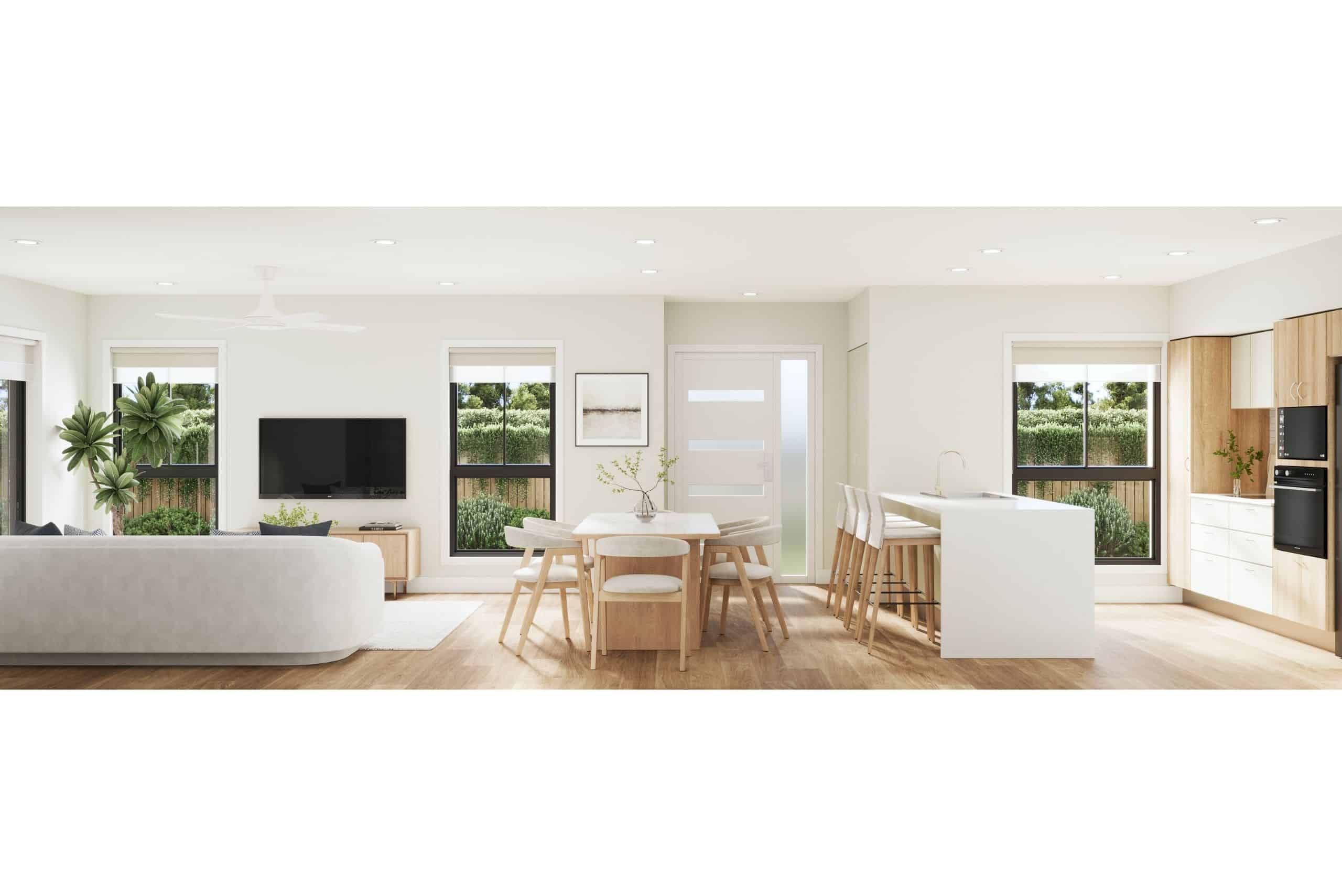 Oak Tree Retirement Village Darling Heights_2 Bedroom_Dining Kitchen Living_2560x1709