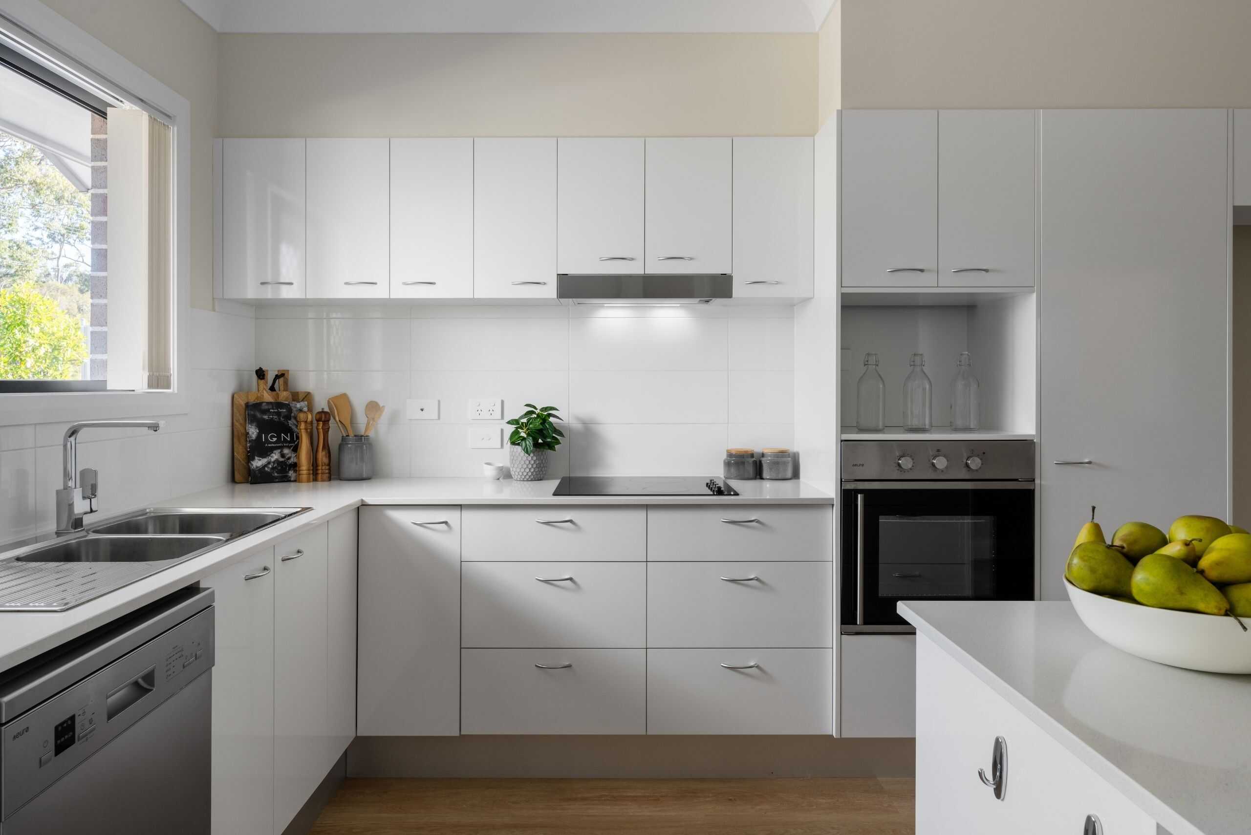 Oak Tree retirement villa modern kitchen