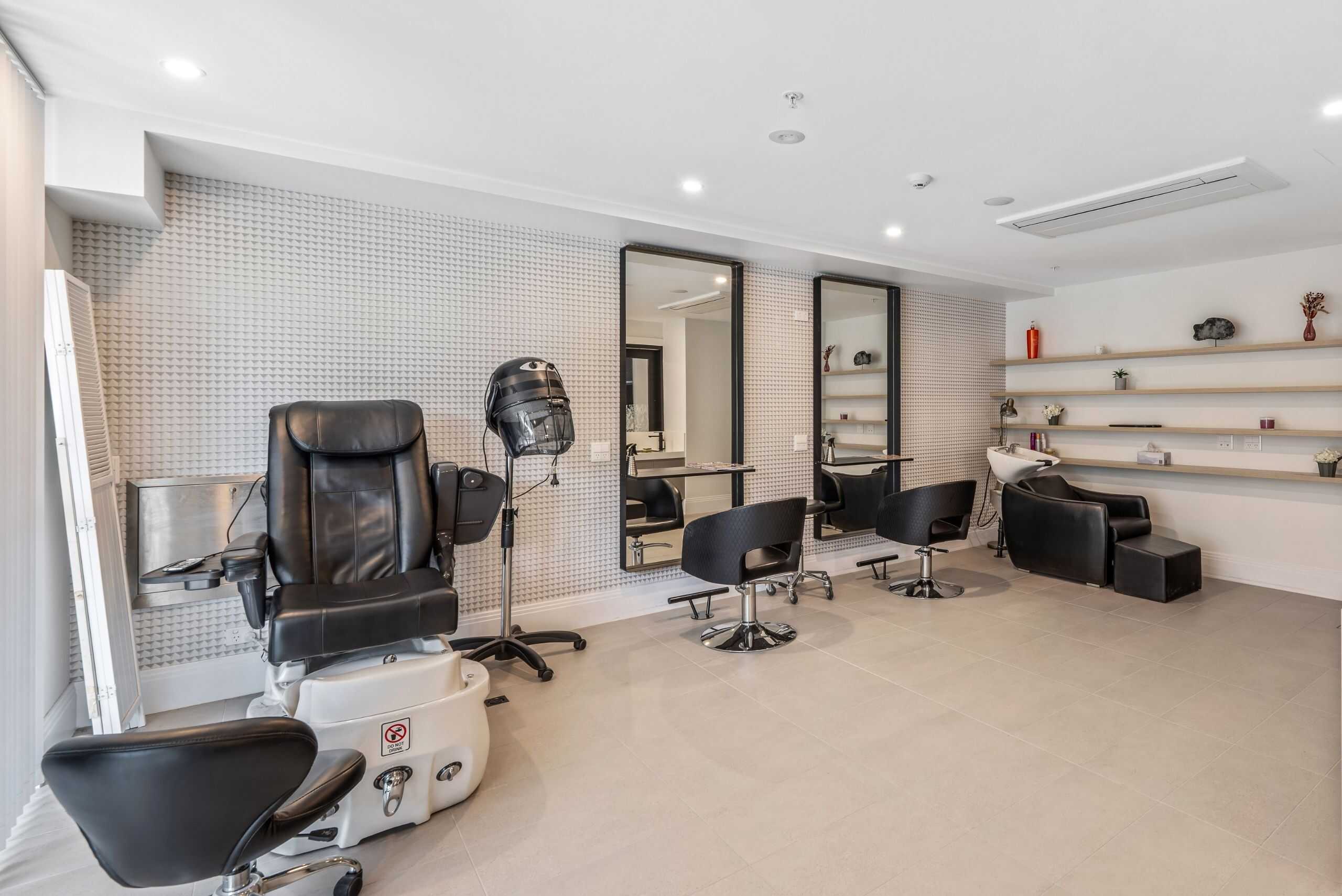 Hair salon at Oak Tree Retirement Village Pelican Waters