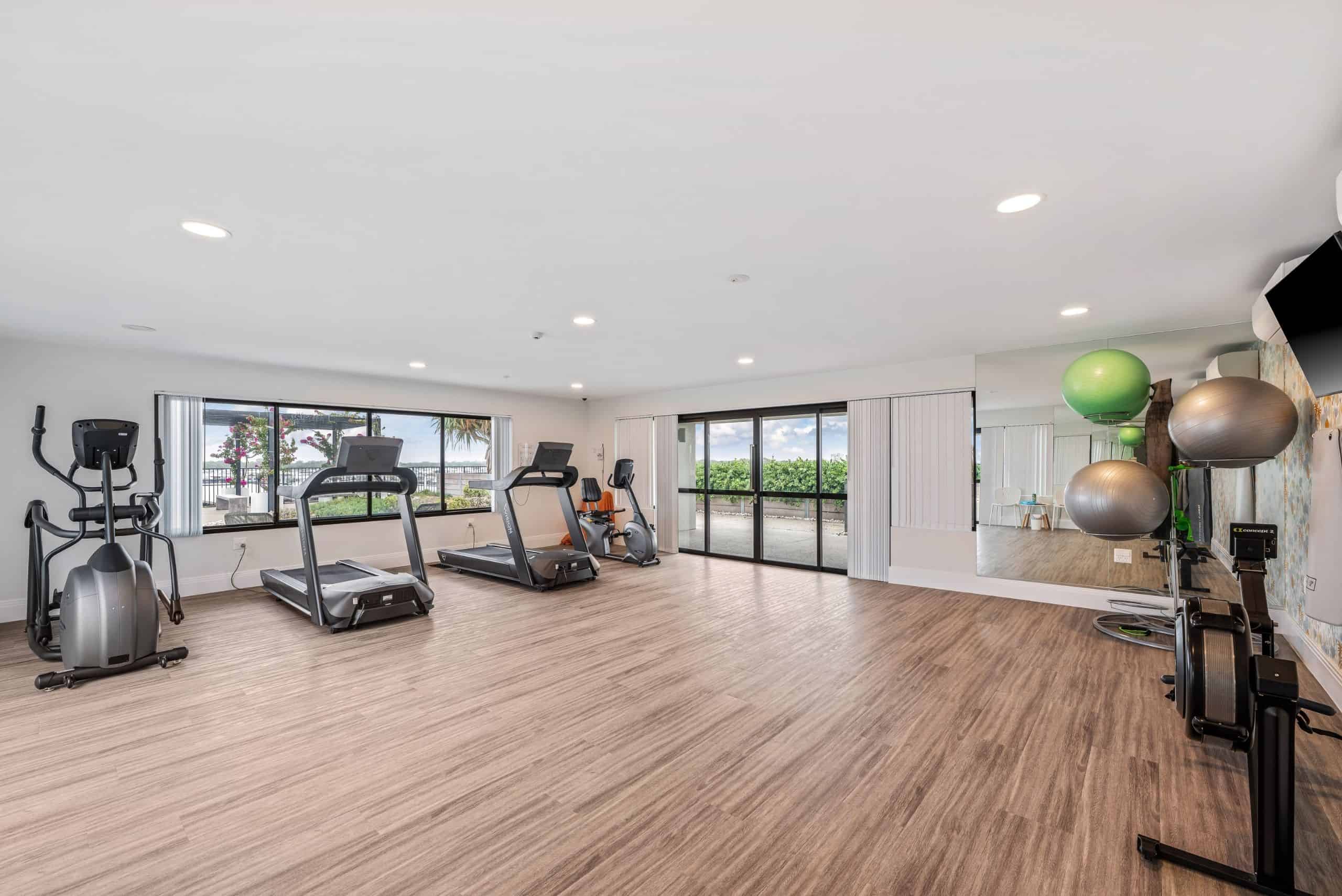 Gym at Oak Tree Retirement Village Pelican Waters