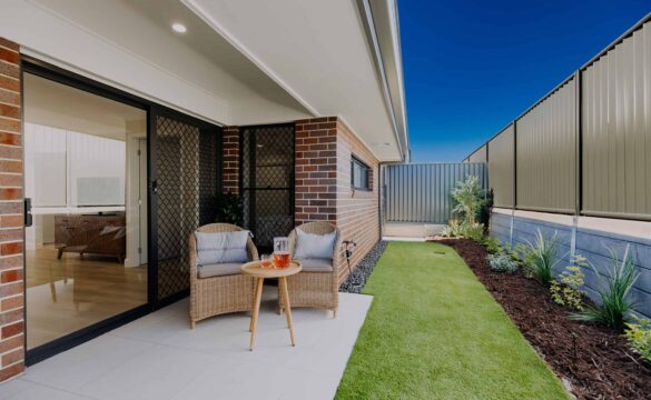 Private outdoor area at one of our Oak Tree Retirement Village Gunnedah Villas
