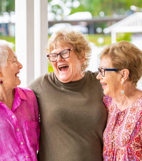 Three women having a laugh together at our Coffs Harbour Retirement Village