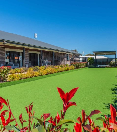 Grassed area at one of our Toowoomba retirement villages