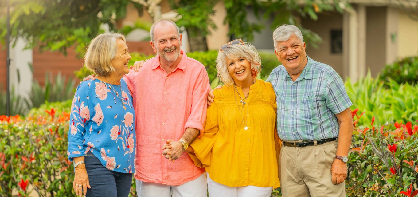 Seniors enjoying Oak Tree Celebration