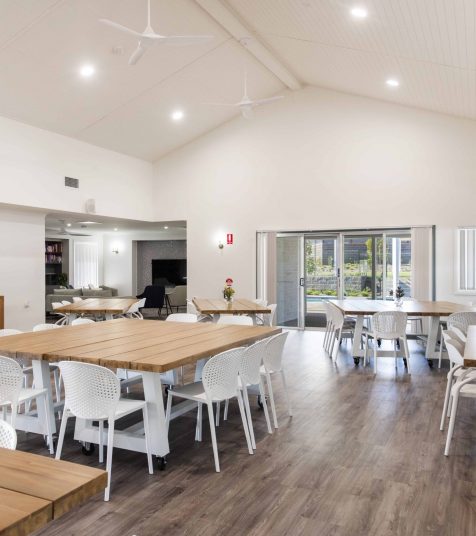 A communal space at Coffs Harbour Retirement Village