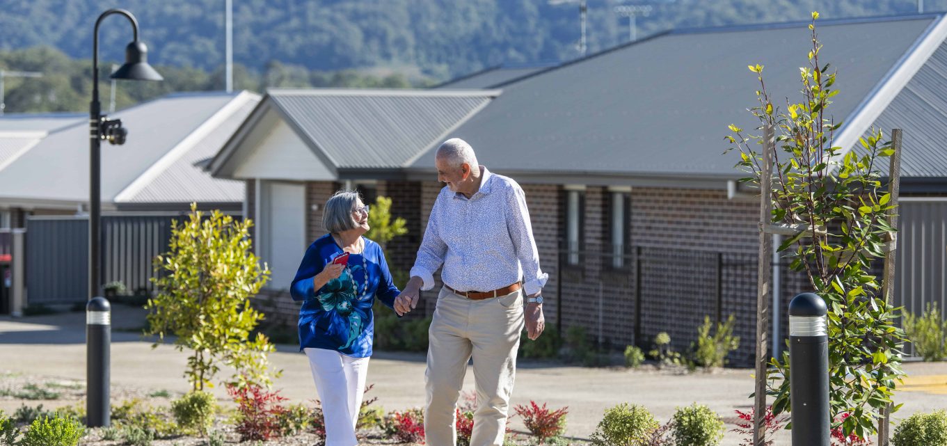 A couple enjoying life at one of our Newcastle Retirement Villages