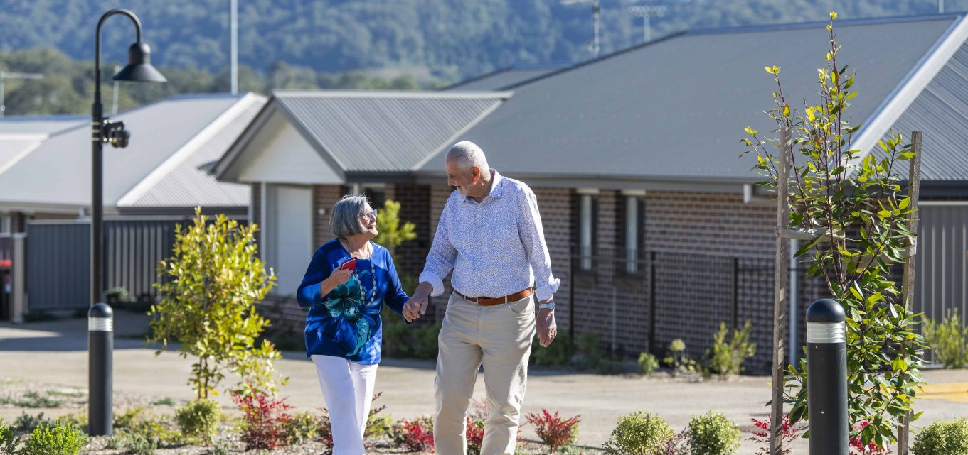 A couple enjoying life at one of our Newcastle Retirement Villages